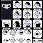 Top Quality Cycling Mask Headwear Halloween Skull Wrap Scarf Warm Washable Headband Breathable Running Bandana Outdoor Sports Equipment