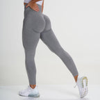 Ultra Soft Women Seamless Leggings Female Sport Slim Shorts Tight Fitness High Waist Women Clothing Gym Workout Pants Athletic Female Pants For Workout