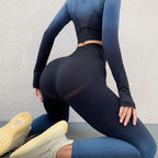 Ultra Soft Women Seamless Leggings Female Sport Slim Shorts Tight Fitness High Waist Women Clothing Gym Workout Pants Athletic Female Pants For Workout