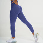 Ultra Soft Women Seamless Leggings Female Sport Slim Shorts Tight Fitness High Waist Women Clothing Gym Workout Pants Athletic Female Pants For Workout