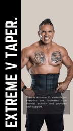 Waist Trainer for Men, Extreme V Taper. Best for Daily Use.