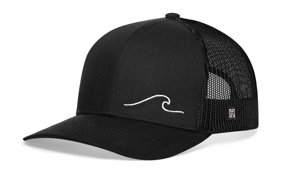 Wave Trucker Hat  |  Beach Snapback