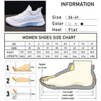 Women Running Sneakers Shoes Vulcanized Women's Casual Flats Elegant Soft Walking Shoes Breathable Non Slip Tennis Athletic Shoe For Casual Gym And  Work