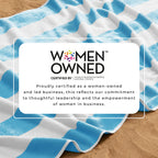Cotton Velour Cabana Stripe Beach Towel - Novia Collection